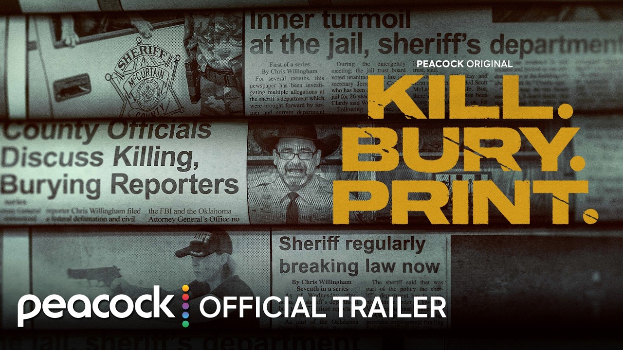 Kill. Bury. Print. | Official Trailer | Peacock Original