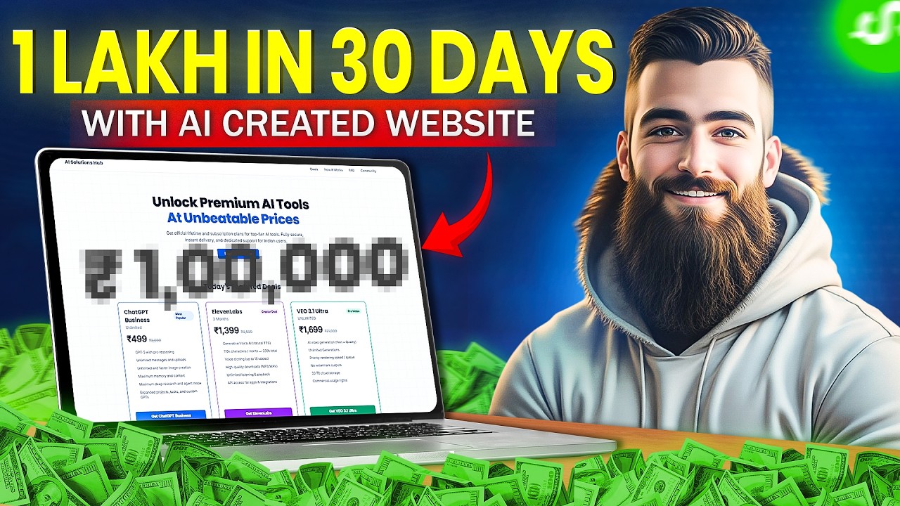 I Earned ₹100,000 in Just 30 Days With AI 🤖 | Just Follow My Steps