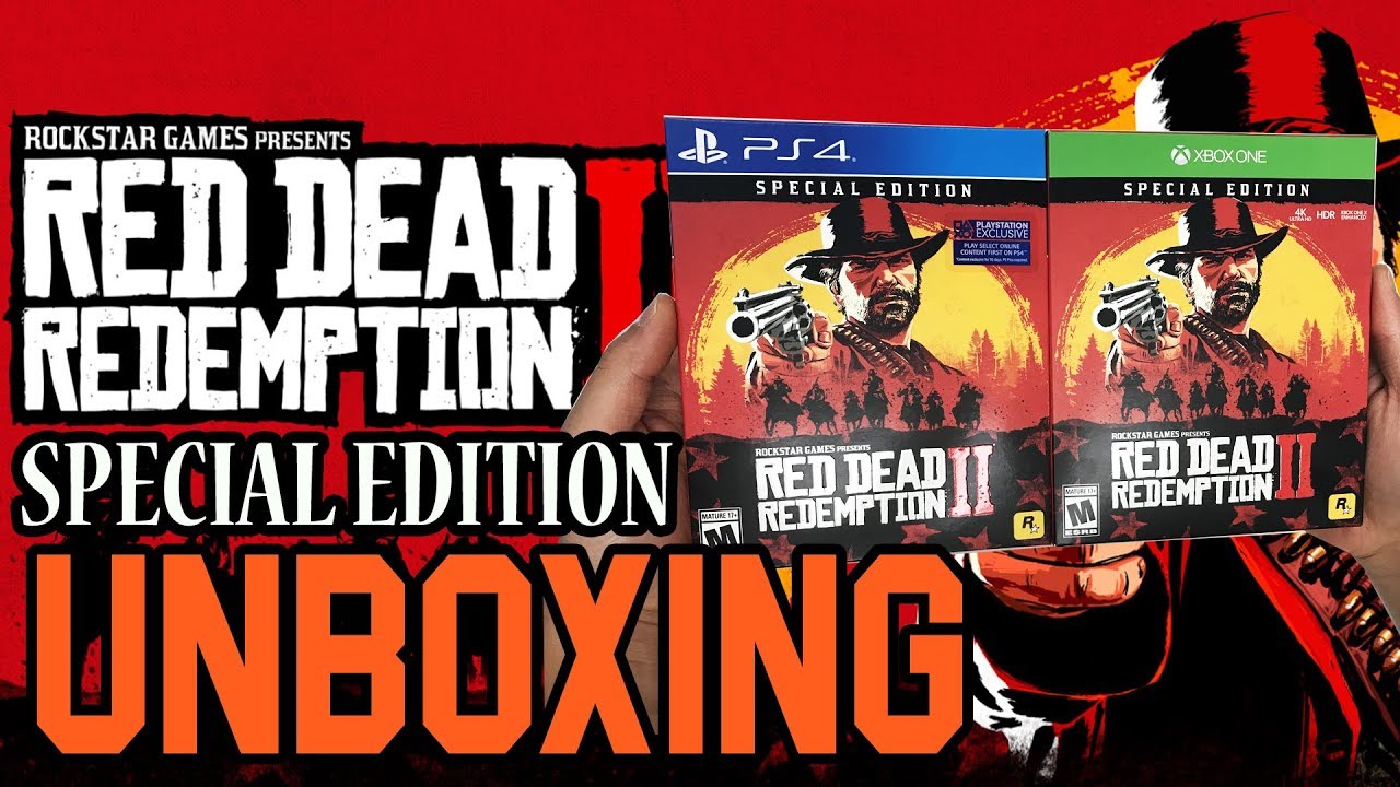 Red Dead Redemption II Special (PS4/Xbox One) Unboxing!! -