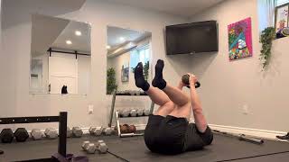 Kettlebell Reach Deadbug