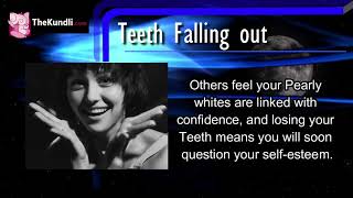 Teeth Falling out Dream Prediction | सपने मे दात टूटते देखना | सपनो का फल