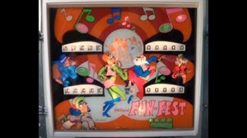 FUN-FEST PINBALL MACHINE - BY WILLIAMS 1973