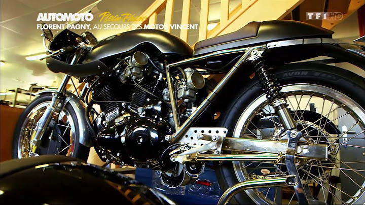 Les motos "Vincent" de Florent Pagny