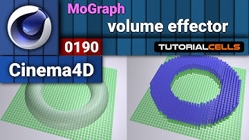 0190. mograph volume effector in cinema 4d