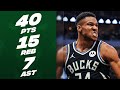 Giannis Antetokounmpo GOES OFF For 40 Points vs Mavericks | November 18, 2023