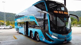 The new MARCOPOLO PARADISO G8 1800DD of the Águia Branca | road bus from Brazil