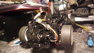 Full new Tamiya RS 540 Sport Tuned motor - First start in a TA03F-S.driven by a TEU-105BK