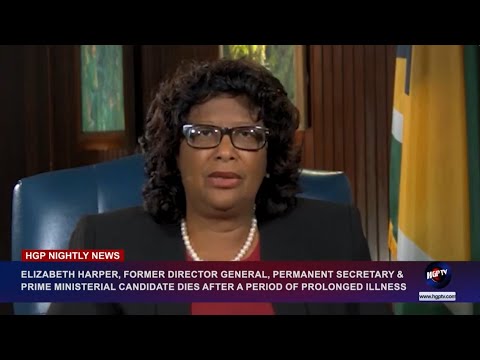 ELIZABETH HARPER, FORMER DIRECTOR GENERAL, PERMANENT
