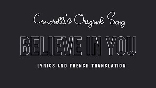 Cimorelli - Believe In You | Lyrics and french translation