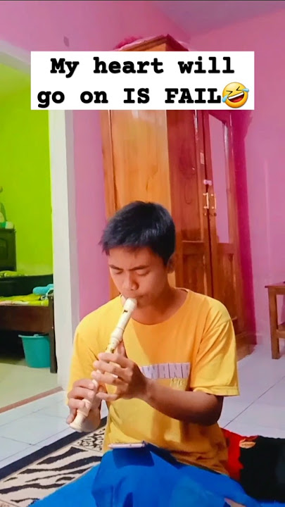 Titanic flute failed🤣 #shortvideo #funny