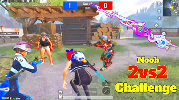 NOOB PLAYER 1VS2 CHALLENGE 🥵 TDM CHALLENGE VIDEO