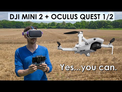 Fly The DJI Mavic Mini or Mini 2 With An Oculus Quest Or Quest 2