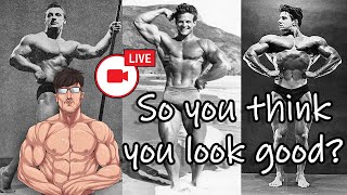 Do you look better than Silver Era lifters? (Physique Review LIVE)