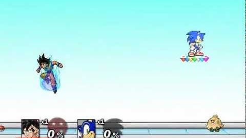 Goku Vs Sonic SSF2 - v.0.8b
