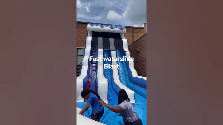 Fast waterslide blast