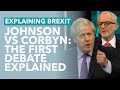 Johnson vs Corbyn: The First Debate Highlights - Brexit Explained