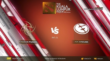 [RU] Evil Geniuses vs Ninjas in Pyjamas | Bo3 | The Kuala Lumpur Major