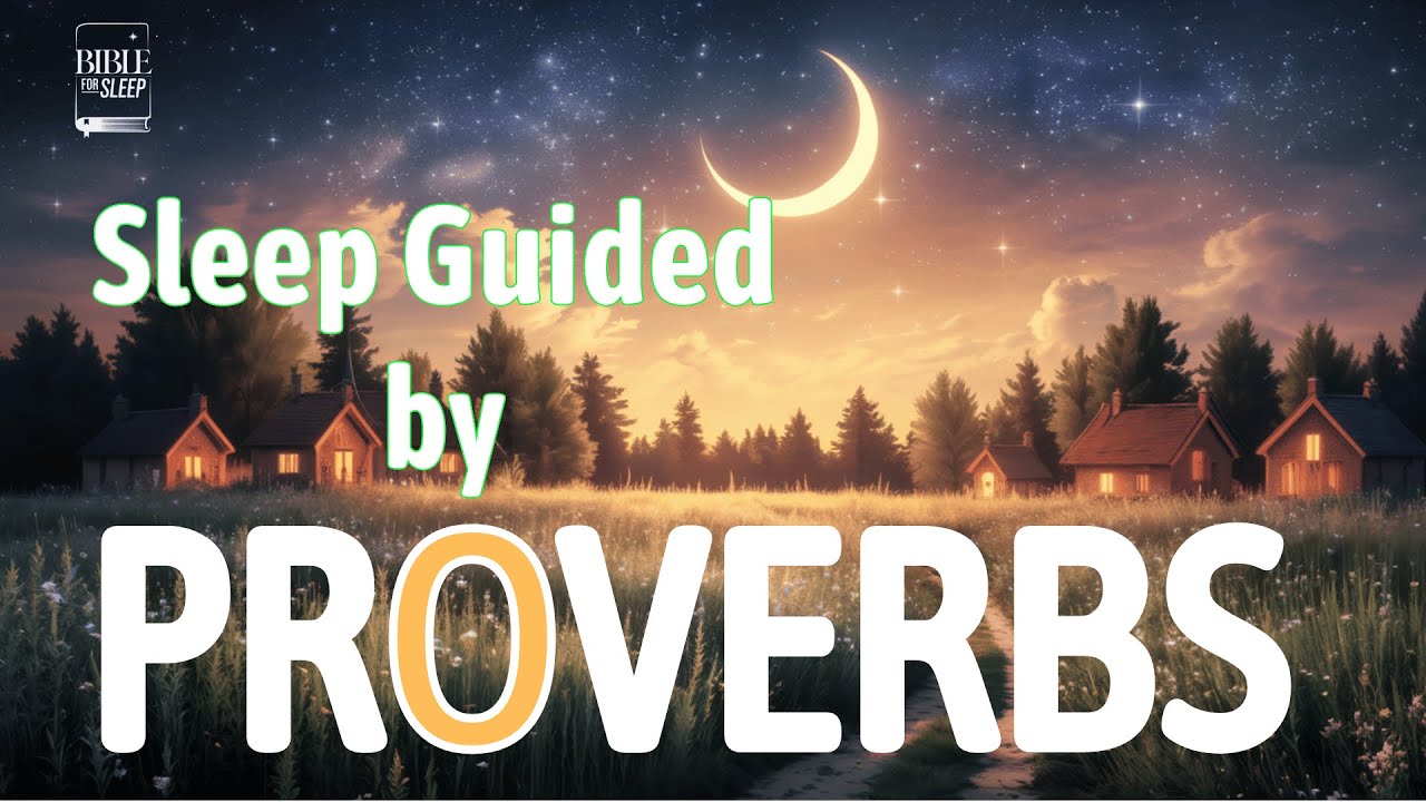 Proverbs Audio Bible For Deep Sleep |  Peaceful Bible Reading & Relaxation