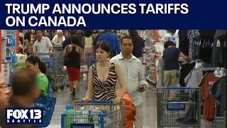Trump slaps 50% tariffs on Canadian goods | FOX 13 Seattle