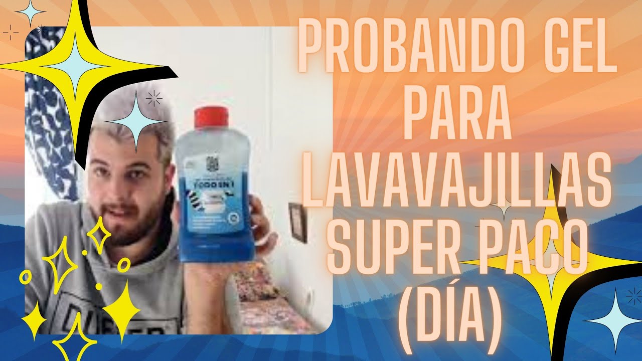 🧼PROBANDO EL GEL PARA LAVAVAJILLAS SUPER PACO (DÍA) 🧼 