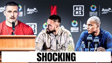 SHOCKING! Usyk INTERRUPTS Joseph Parker vs Fabio Wardley Press Conference!