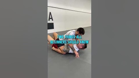 Two simple concepts all beginners should know when starting their jiujitsu journey