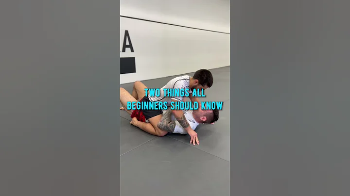 Two simple concepts all beginners should know when starting their jiujitsu journey