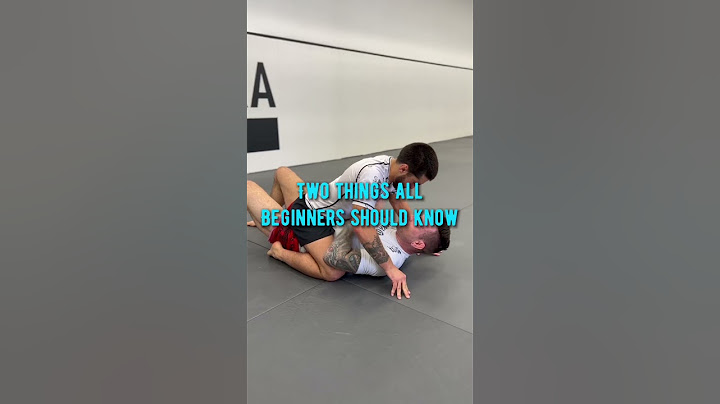 Two simple concepts all beginners should know when starting their jiujitsu journey