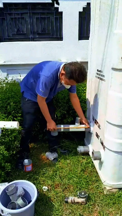 Cara Pasang Pipa Pembuangan Toilet Portable