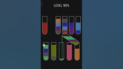 Water sort puzzle level 1874