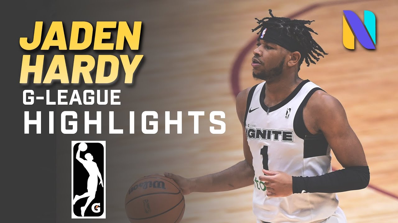 Ball Don't Lie on Twitter: I feel like I'm the best player in this draft,  if you ask me. 👀 Jaden Hardy (@JadenHardy1) of the G League Ignite joins  @ChrisBHaynes to talk