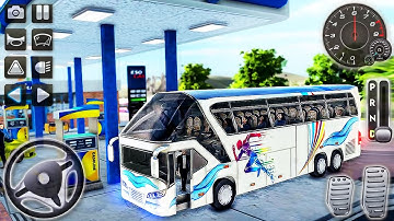 Coach Bus Driving Simulator - City Mobile Bus Transporter Driver - Android GamePlay
