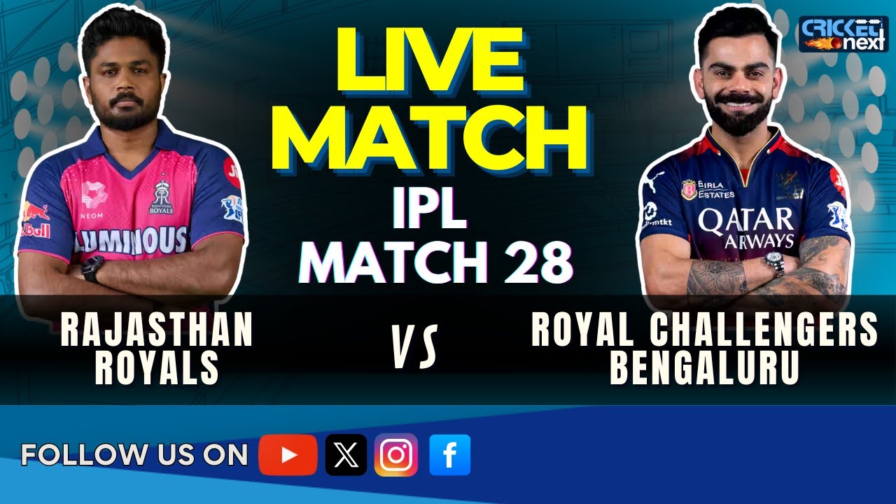 🔴RR vs RCB LIVE | IPL 2025 Live Score | Rajasthan Royals vs Royal Challengers Bengaluru | Scorecard