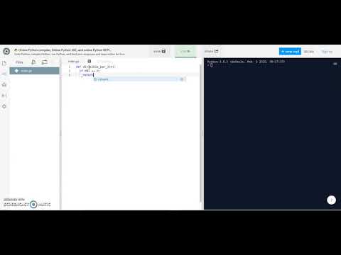 Utiliser Repl it