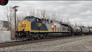 Empty Ethanol Train CSX B760 Feat. CSXT 1982 "Seaboard System" | Jordan, NY | March 16, 2025