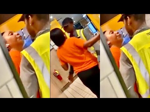 SHE WENT TO MCDONALDS & SPIT IN HIS FACE FOR GETTING HER ORDER WRONG!