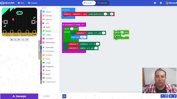 Cuadradito que recorre la pantalla en micro:bit