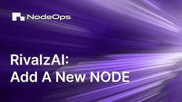 Add new node to your existing Rivalz subscription