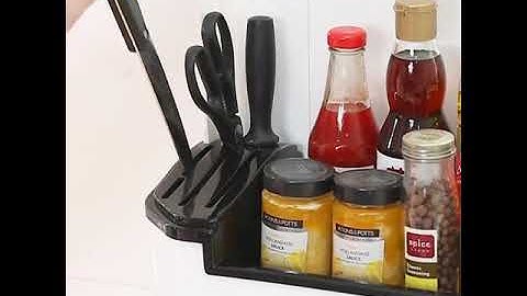 Kệ Gia Vị Thông Minh SALEDAY – BẢO VỆ GIA ĐÌNH NHỎ CỦA BẠN - Không Gian Bếp