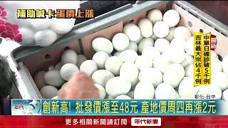 北部鬧蛋荒！ 農委會2＋3「補助到期」 雞蛋批發價每斤漲2元