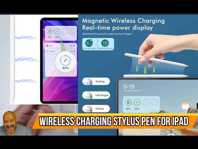 Wireless Charging Stylus Pen for iPad 