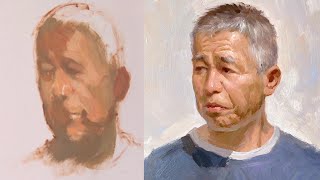 Oil painting portrait process by Fine Art Academy 5,674 views 4 months ago 8 minutes, 9 seconds