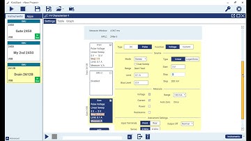 How to Use the Keithley KickStart Software I V Characterizer App