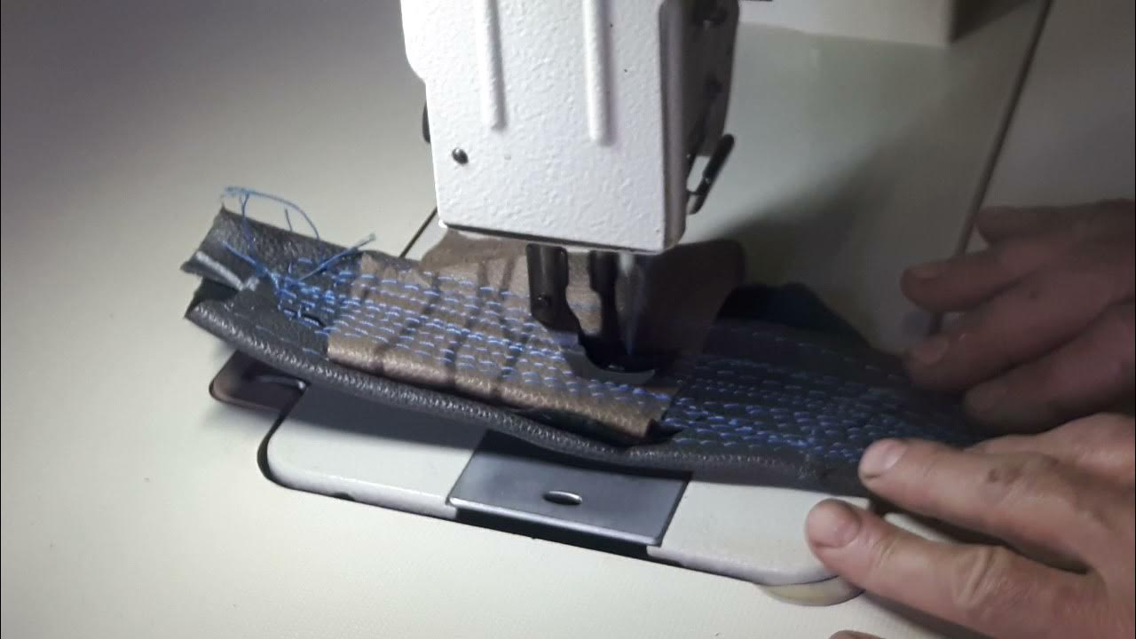 JUKI DNU 241 N, maszyna kaletnicza, tapicerska YouTube