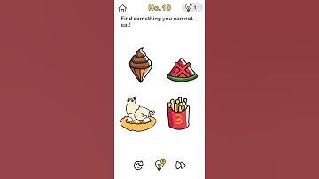 Brain Out No.10 Find Something You Can Not Eat #shorts #short #brainout