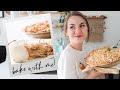 BAKE WITH ME | Cozy Custard Apple Pie
