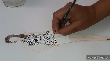 How to paint Realistic zebra Print with poster colour