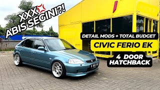 Detail Modif + Biaya Convert  Honda Civic EK Ferio 4 Door Hatchback