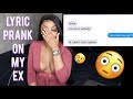 SONG LYRIC PRANK ON MY EX BOYFRIEND | Jojo Marvin’s Room CANT DO BETTER | Ashley Deshaun