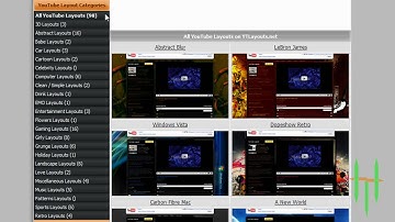 How To Get A Cool Youtube Layout/Background